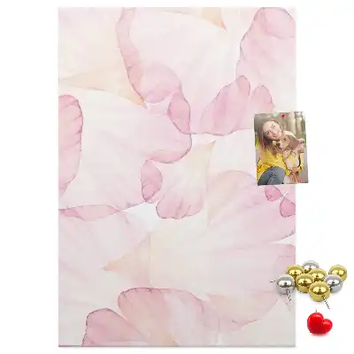 Flower Petals Wall Cork Memo Board