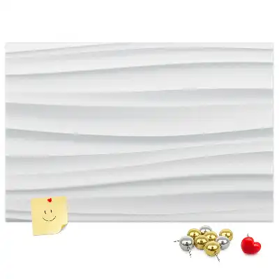 Printed Wave Texture Cork Board