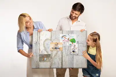 Printed Love Lettering Cork Memo Board