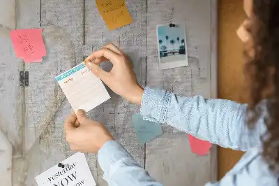 Printed Love Lettering Cork Memo Board