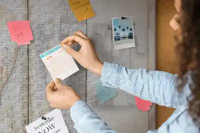 Printed Love Lettering Cork Memo Board