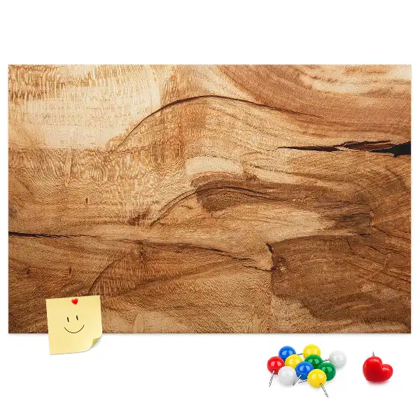 Printed Cork Board with Wood Texture