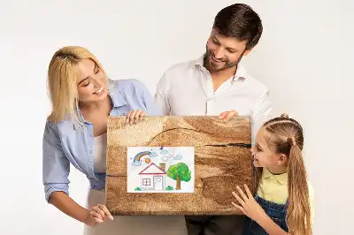 Printed Cork Board with Wood Texture
