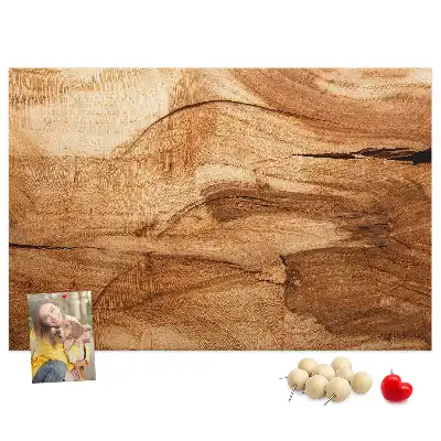 Printed Cork Board with Wood Texture