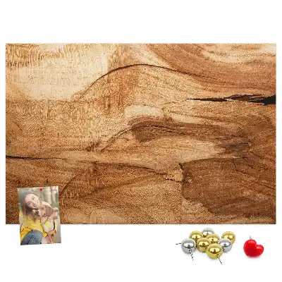 Printed Cork Board with Wood Texture