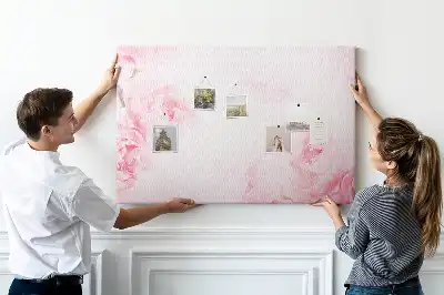 Blooming Flowers Printed Cork Memo Board