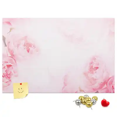 Blooming Flowers Printed Cork Memo Board