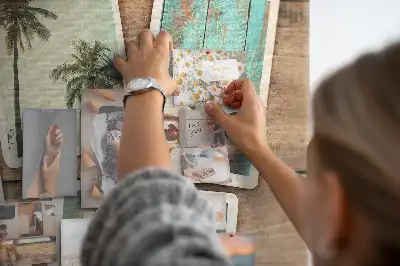 Printed Cork Board for Polaroid Photos