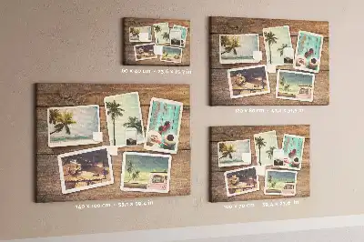 Printed Cork Board for Polaroid Photos