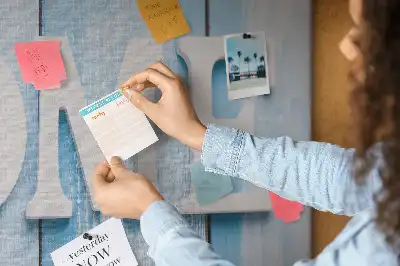 Cork memo board with Home lettering