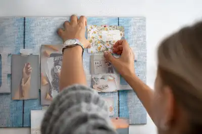 Cork memo board with Home lettering