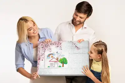 Spring Flowers Printed Cork Board