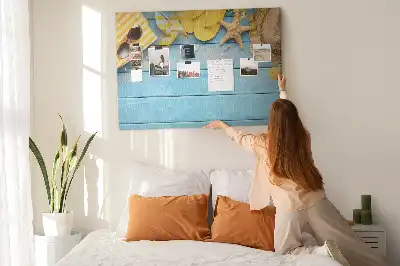 Cork memo board Beach accessories