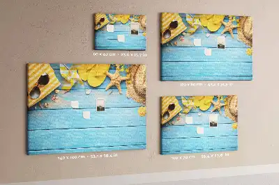 Cork memo board Beach accessories