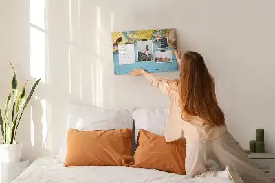 Beach Themed Cork Memo Board