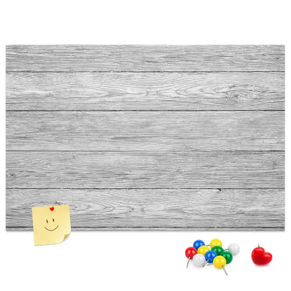 Printed Cork Board With Wooden Panels