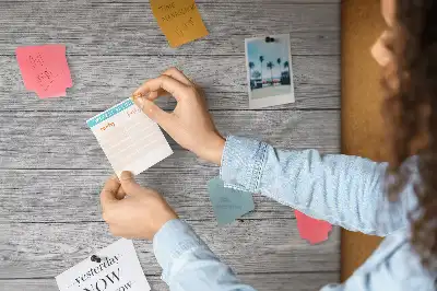 Printed Cork Board With Wooden Panels