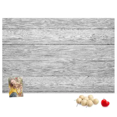 Printed Cork Board With Wooden Panels