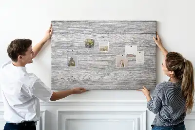 Printed Cork Board With Wooden Panels