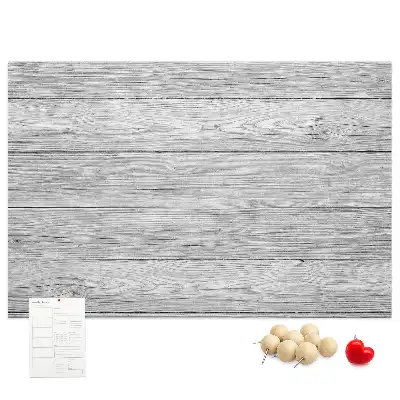 Printed Cork Board With Wooden Panels