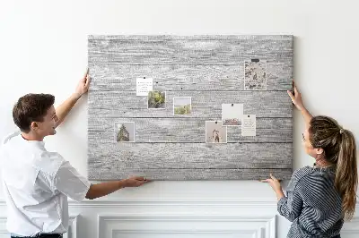 Printed Cork Board With Wooden Panels