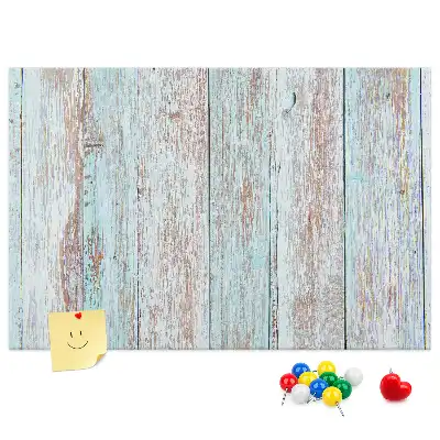 Printed Cork Board Pastel wood