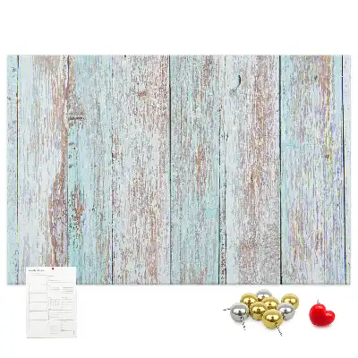 Printed Cork Board Pastel wood