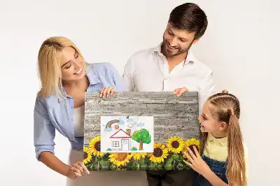 Printed Sunflower Cork Board