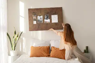 Printed Cork Board World Map with Country Names
