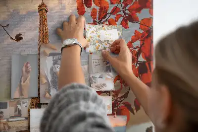 Printed Cork Memo Board Eiffel Tower