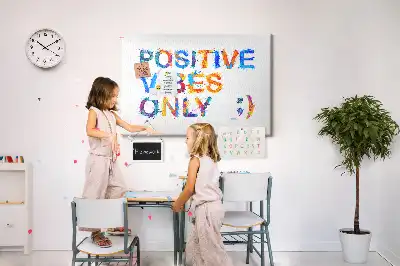 Printed Cork Memo Board Positive quote