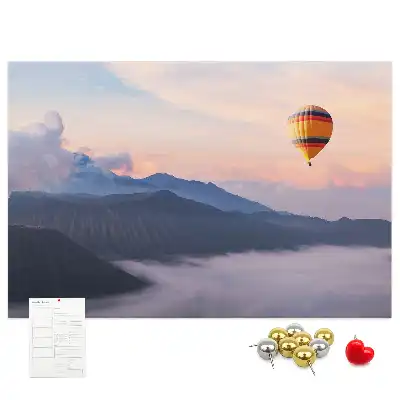 Cork memo board Beautiful landscape