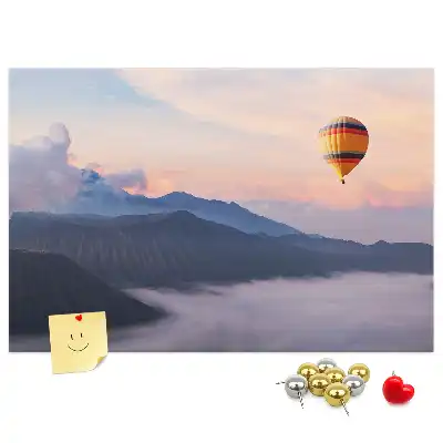 Cork memo board Beautiful landscape
