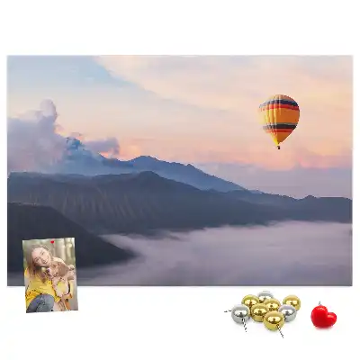 Cork memo board Beautiful landscape