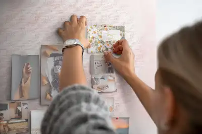 Printed Cork Board Blooming roses