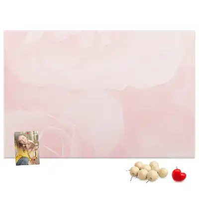Printed Cork Board Blooming roses