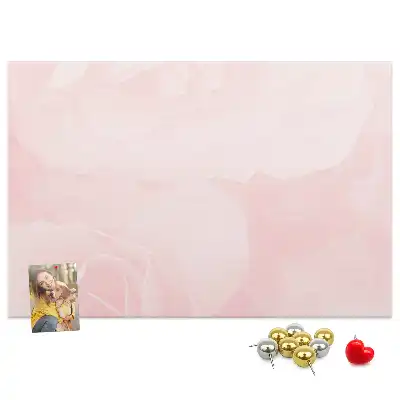 Printed Cork Board Blooming roses