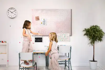 Printed Cork Board Blooming roses