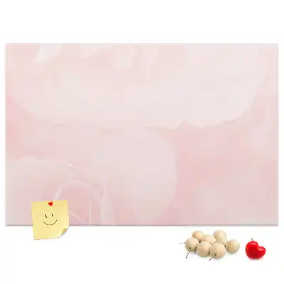 Printed Cork Board Blooming roses