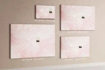 Printed Cork Board Blooming roses