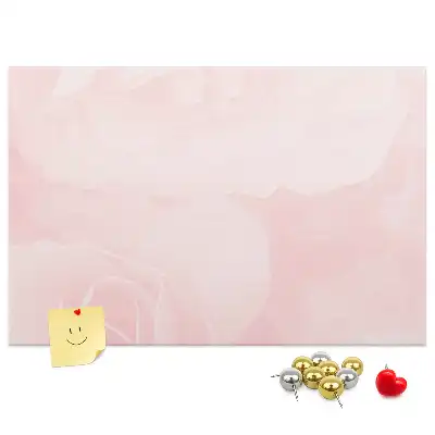 Printed Cork Board Blooming roses