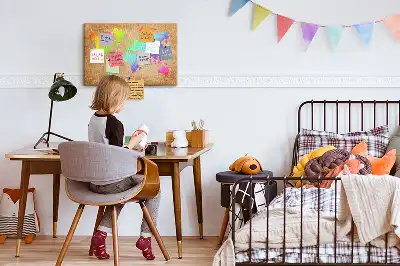 Printed Cork Board World map