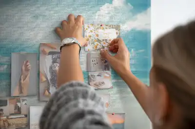 Cork memo board Sea landscape