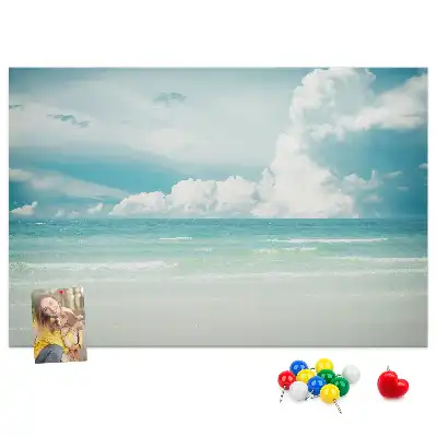 Cork memo board Sea landscape