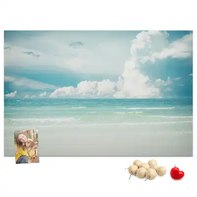 Sea landscape cork memo board