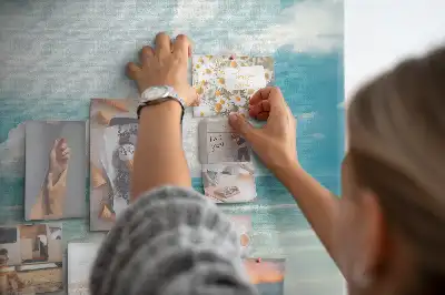 Sea landscape cork memo board