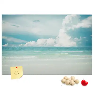 Cork memo board Sea landscape