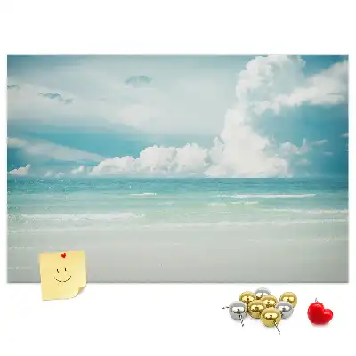 Sea landscape cork memo board