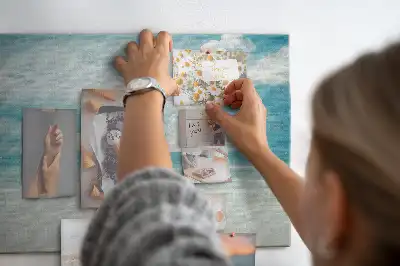Cork memo board Sea landscape