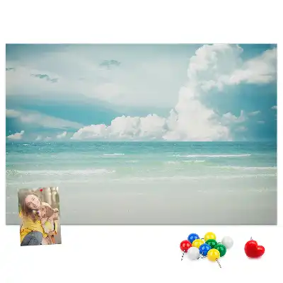 Sea landscape cork memo board